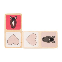 Domino HKM Gevlekt Beige Domino HKM Gevlekt Beige