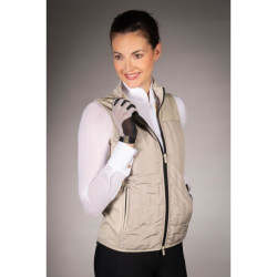 Dames bodywarmer Lauria Garrelli Limone Grijs / beige Dames bodywarmer Lauria Garrelli Limone Grijs / beige