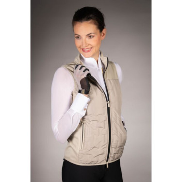 Dames bodywarmer Lauria Garrelli Limone Grijs / beige Dames bodywarmer Lauria Garrelli Limone Grijs / beige