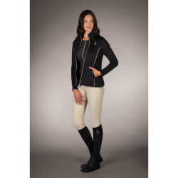 Lauria Garrelli Limone dames sweatvest met rits Zwart