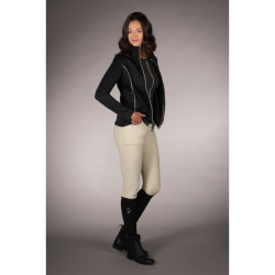 Lauria Garrelli Limone dames sweatvest met rits Zwart