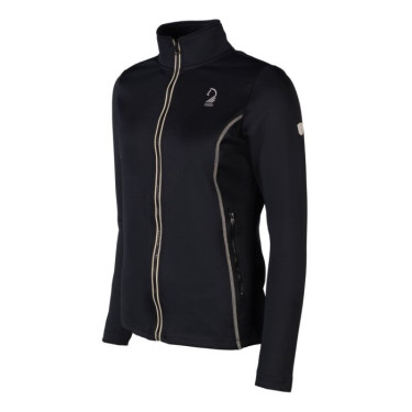 Lauria Garrelli Limone dames sweatvest met rits Zwart