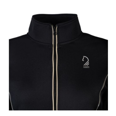 Lauria Garrelli Limone dames sweatvest met rits Zwart