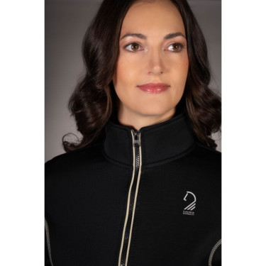 Lauria Garrelli Limone dames sweatvest met rits Zwart