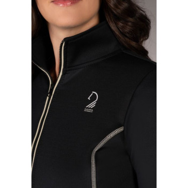 Lauria Garrelli Limone dames sweatvest met rits Zwart