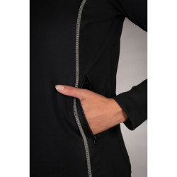 Lauria Garrelli Limone dames sweatvest met rits Zwart