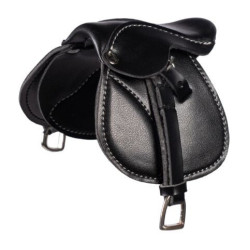 HKM Cuddle Horse zadel Zwart