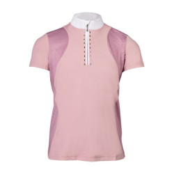 Wedstrijdpolo HKM Glam kind Oudroze