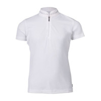 Wedstrijdpolo HKM Amy kind Wit