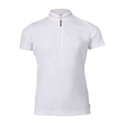 Wedstrijdpolo HKM Amy kind Wit Wedstrijdpolo HKM Amy kind Wit