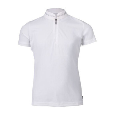 Wedstrijdpolo HKM Amy kind Wit Wedstrijdpolo HKM Amy kind Wit