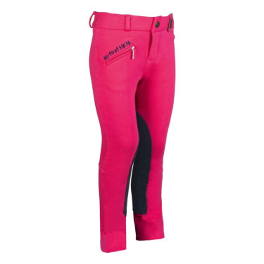 HKM kinderbroek My first Donkerroze / marineblauw