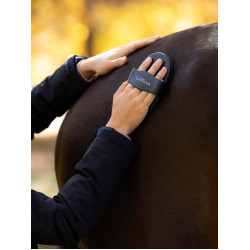Rubber rosborstel LeMieux Marine Marineblauw