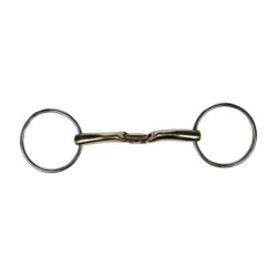 Paardenbit dubbel gebroken HKM Soft Contact 16 mm