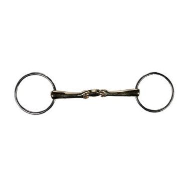 HKM Pro Balance dubbelgebroken bit 14 mm – paardensport HKM Pro Balance dubbelgebroken bit 14 mm – paardensport