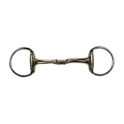 Dubbelgebroken olijftrens 14 mm voor paardensport | HKM