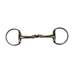 Paardenbit olivenschaar dubbelgebroken HKM Pro Balance
