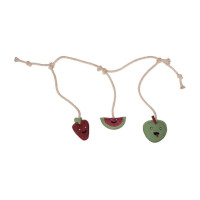 HKM Fruit paardenspeelgoed Tandbederf Beige