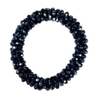HKM Crystal haarelastiekje Diepblauw HKM Crystal haarelastiekje Diepblauw