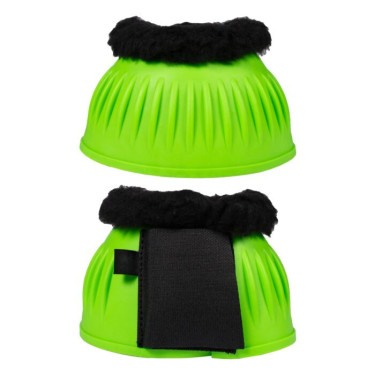 HKM Atlanta Neon rubberen springschoenen met bont Neon groen HKM Atlanta Neon rubberen springschoenen met bont Neon groen