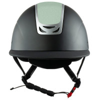 Glitterhelm Apex Horze Zwart / lichtgroen