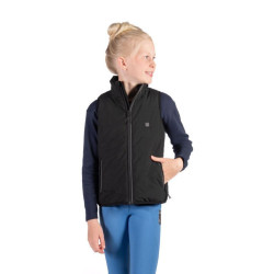 Verwarmd kinderbodywarmer Cuddle Style HKM Zwart