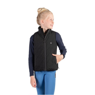 Verwarmd kinderbodywarmer Cuddle Style HKM Zwart
