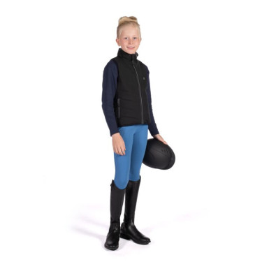 Verwarmd kinderbodywarmer Cuddle Style HKM Zwart
