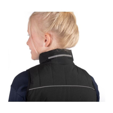 Verwarmd kinderbodywarmer Cuddle Style HKM Zwart