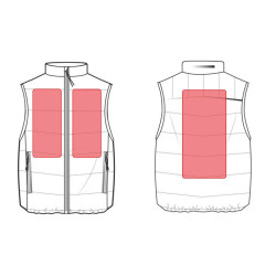 Verwarmd kinderbodywarmer Cuddle Style HKM Zwart