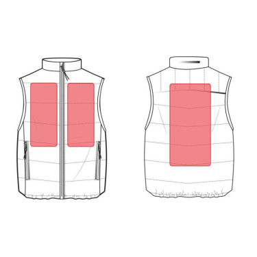 Verwarmd kinderbodywarmer Cuddle Style HKM Zwart