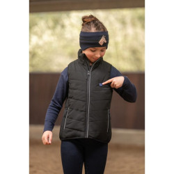 Verwarmd kinderbodywarmer Cuddle Style HKM Zwart