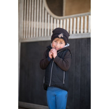 Verwarmd kinderbodywarmer Cuddle Style HKM Zwart