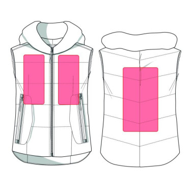 Verwarmde rij-bodywarmer HKM Canada Style – Equi-Clic
