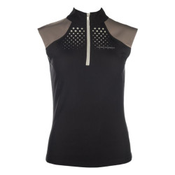 Top functioneel HKM Amalfi Zwart / taupe Top functioneel HKM Amalfi Zwart / taupe