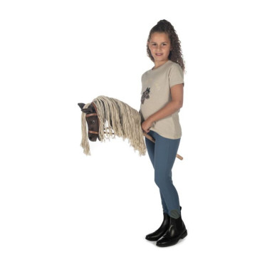T-shirt HKM Hobby Horsing Regenboog Beige
