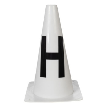Pistepylonen HKM Dressuur Hobby Horsing Wit