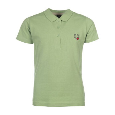 Polo HKM Claire Jade Blauw Polo HKM Claire Jade Blauw