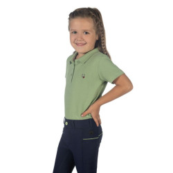 Polo HKM Claire Jade Blauw Polo HKM Claire Jade Blauw