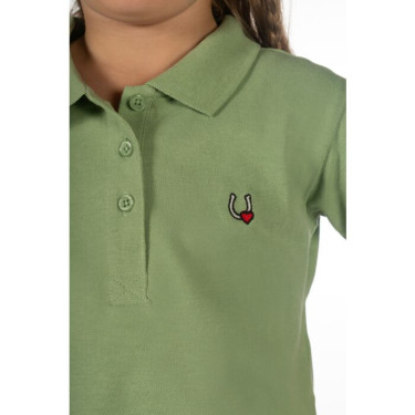 Polo HKM Claire Jade Blauw Polo HKM Claire Jade Blauw