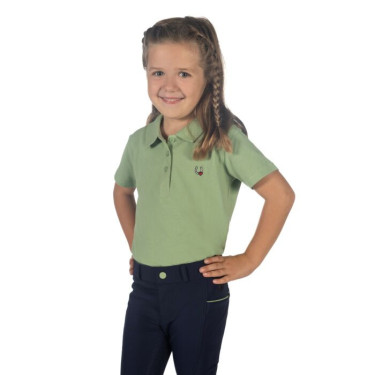 Polo HKM Claire Jade Blauw Polo HKM Claire Jade Blauw