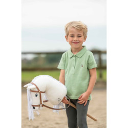 Polo HKM Claire Jade Blauw Polo HKM Claire Jade Blauw