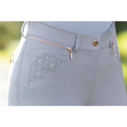 HKM Rosegold rijbroek met siliconen zit | Equi-Clic HKM Rosegold rijbroek met siliconen zit | Equi-Clic