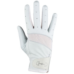 Leren en mesh handschoenen dames Horze Leren en mesh handschoenen dames Horze