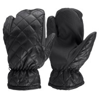 Winterhandschoenen 3-vinger gestikt Horze Zwart