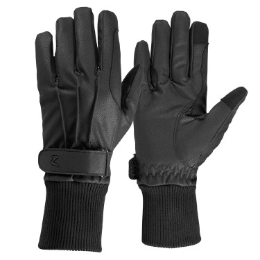 PU-leren handschoenen met fleecevoering Horze PU-leren handschoenen met fleecevoering Horze