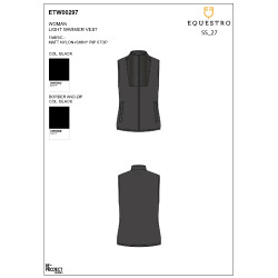 Dames bodywarmer paardrijden waterdicht – Equestro