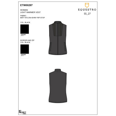 Dames bodywarmer paardrijden waterdicht – Equestro
