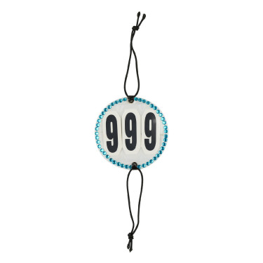 Wedstrijd-nummerhouder strass Horze Blauw Wedstrijd-nummerhouder strass Horze Blauw