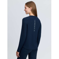 Sports T-shirt met lange mouwen LeMieux Marine Marineblauw